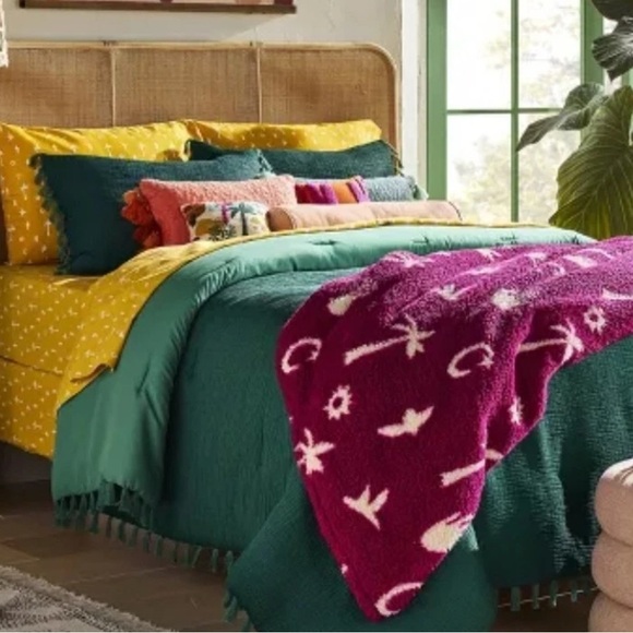 Opalhouse Pink and Cream Shearling Blanket - Picture 3 of 9